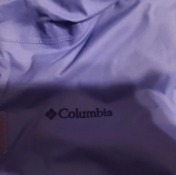 Columbia Girls' Crash Out Snow Jacket in light & dark purple, size Large - Picture 3 of 14